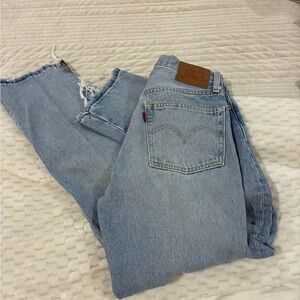 Levi's Classic Light Blue Straight Leg Jeans